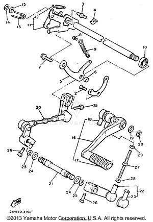 Shift Shaft Schematic