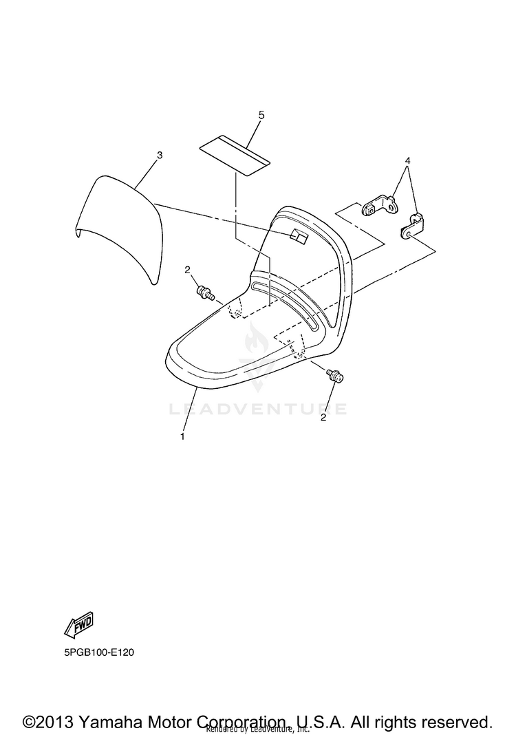 Front Fender Schematic