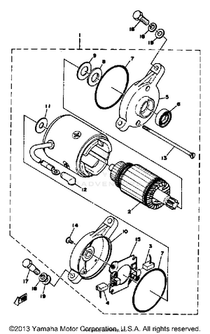 Starting Motor Schematic
