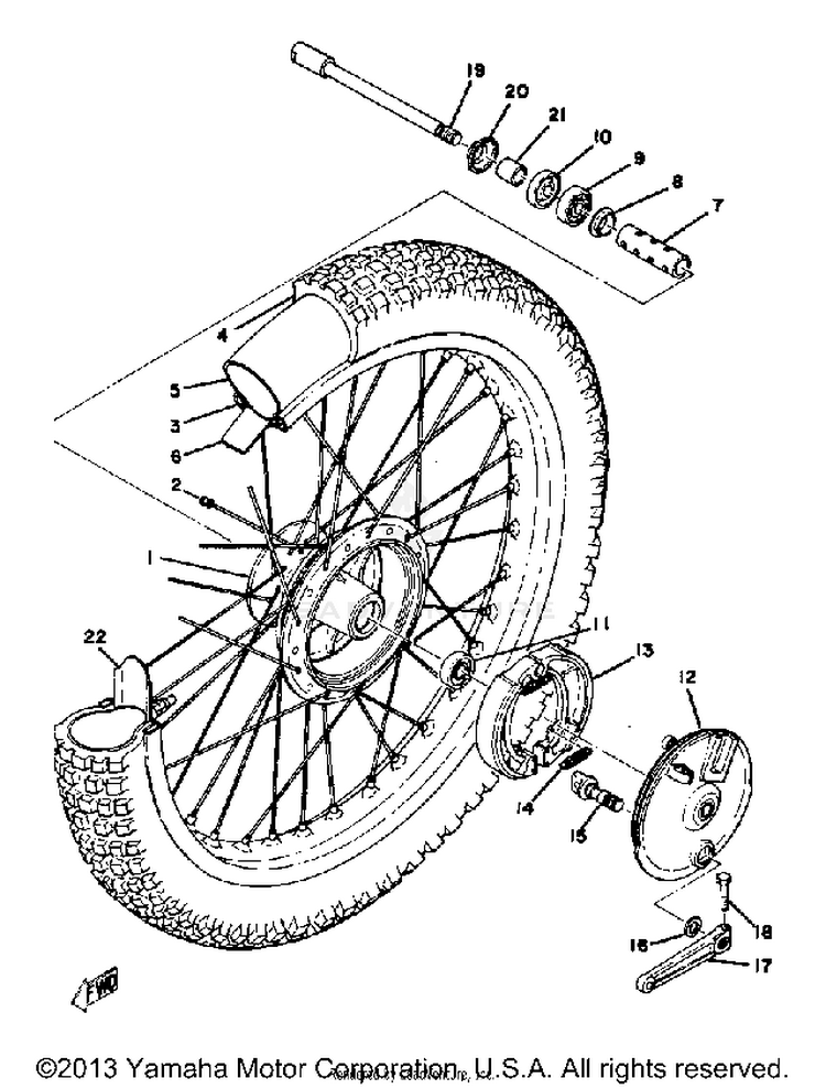 Front Wheel Schematic