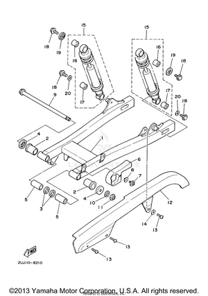 Rear Arm Suspension Schematic