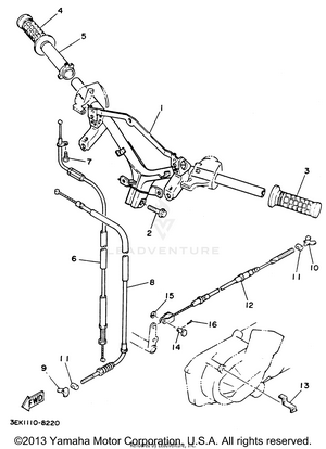 Handlebar Cable Schematic