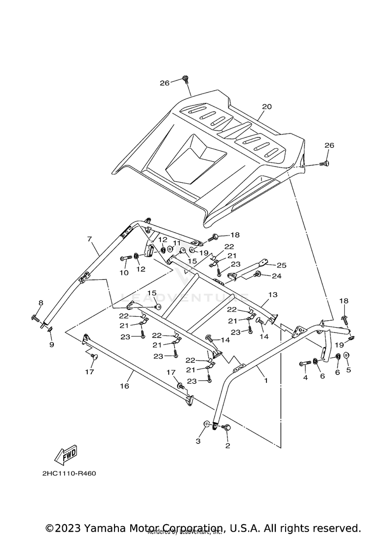 Guard 2 YXZ1000 EPS SPECIAL - YXZ10YPSGY - 2016 Schematic