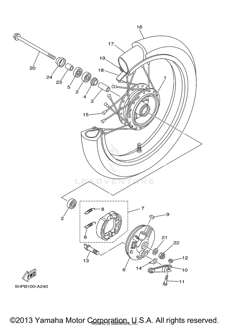 Front Wheel R Schematic