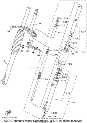Front Fork Schematic