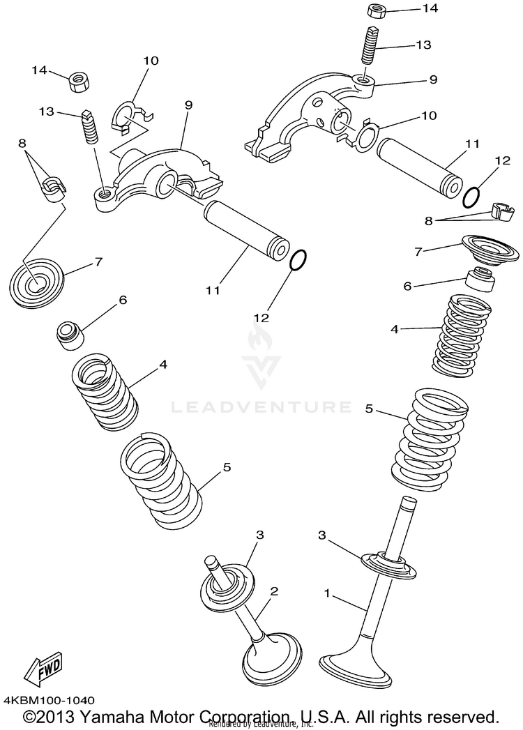 Valve BIG BEAR 400 4WD_REAL TREE XTRA - YFM400FHP - 2002 Schematic