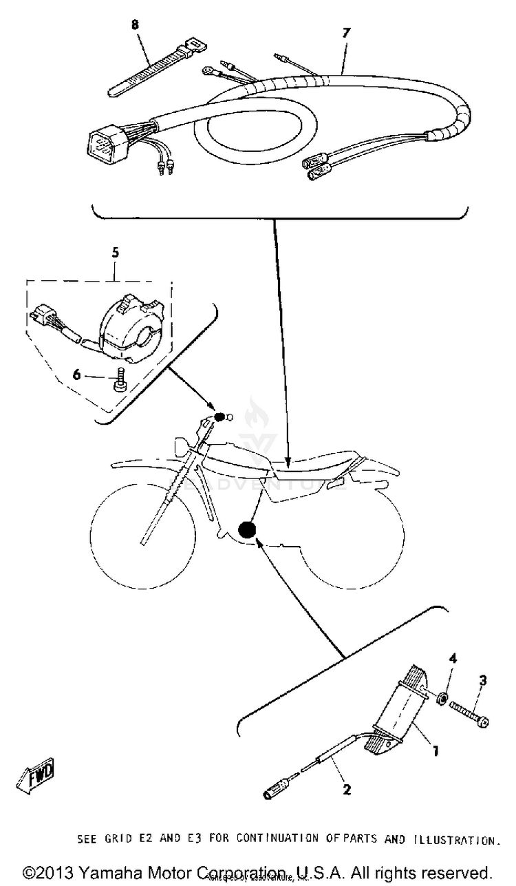 Lighting (Optional Parts) Schematic