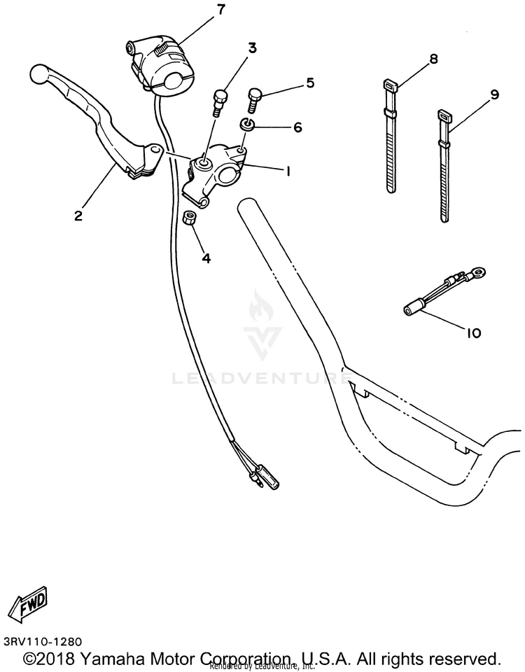 Handle Switch Lever Schematic