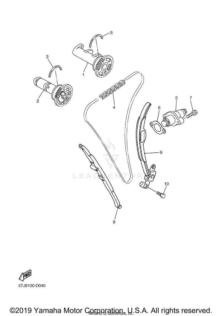 Camshaft Chain Schematic