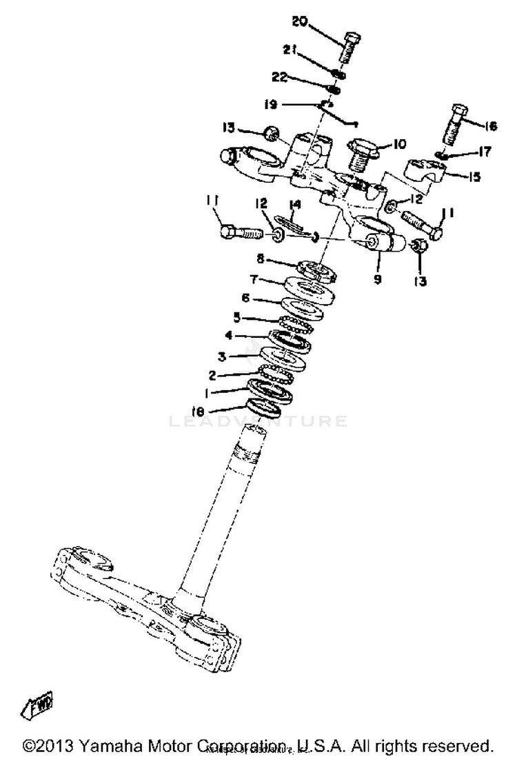 Steering Yz125c Schematic
