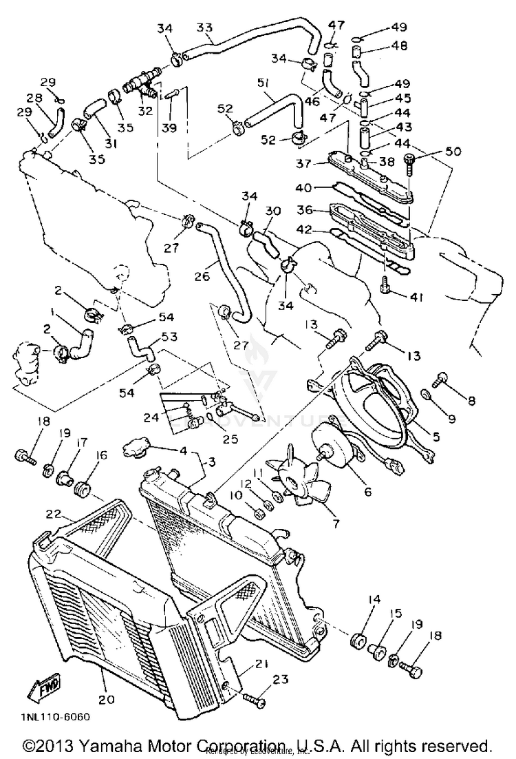 Radiator Hose Schematic