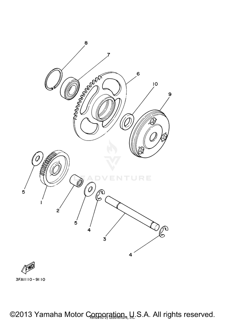 Starter Clutch Schematic