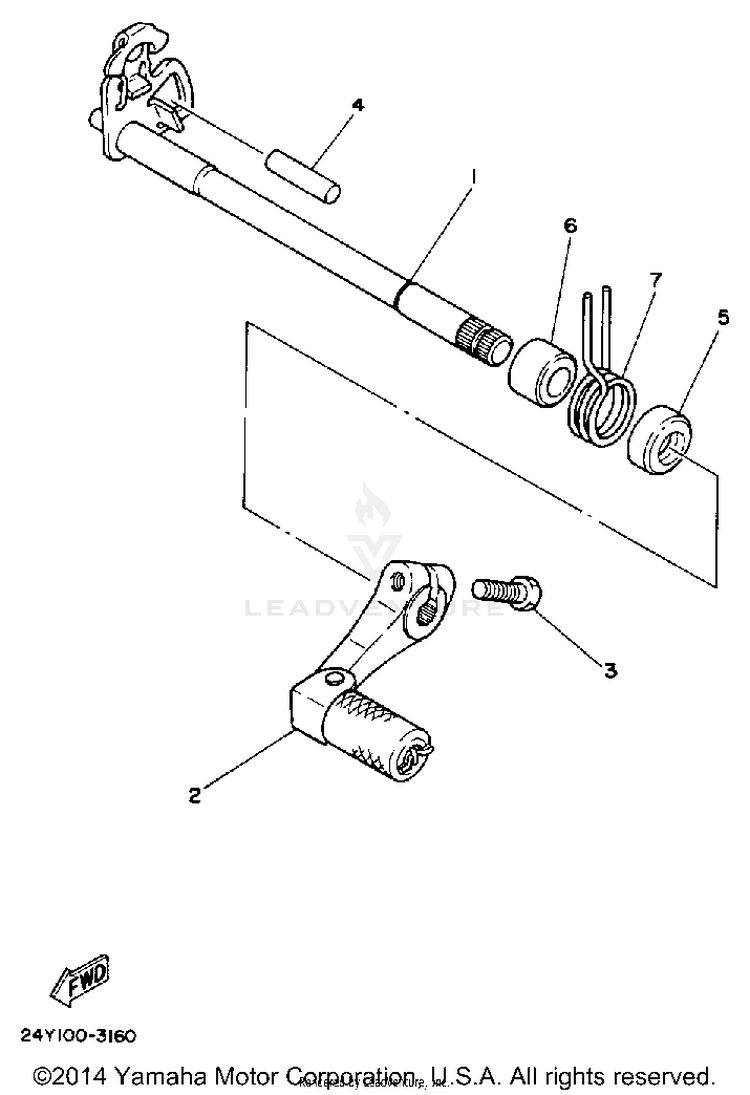Shift Shaft Schematic