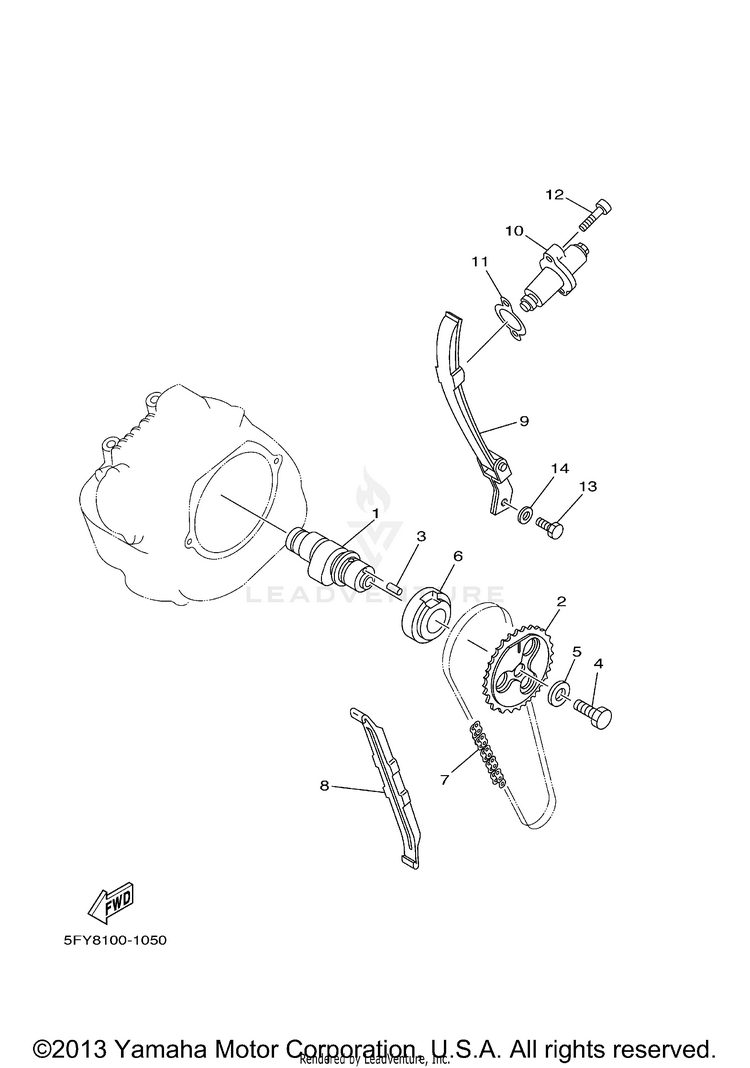 Camshaft Chain Schematic