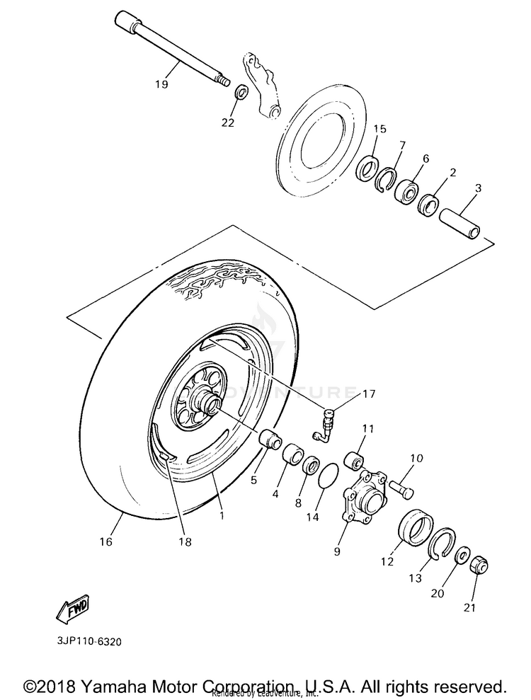 Rear Wheel Schematic