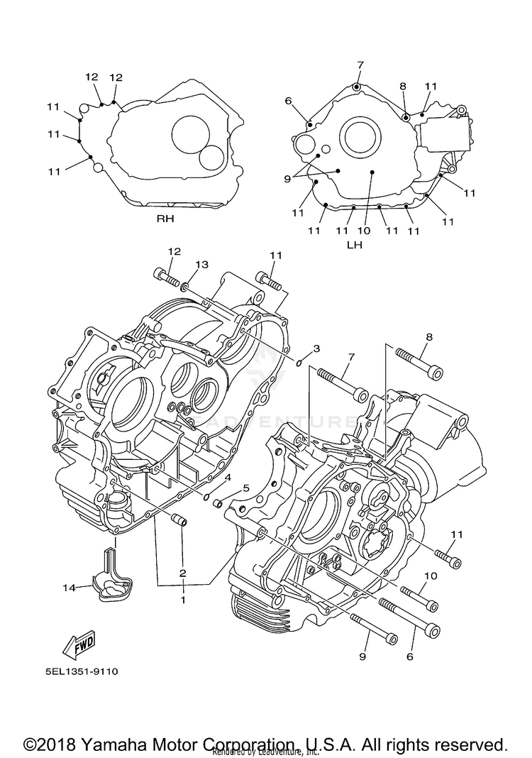 Crankcase Schematic