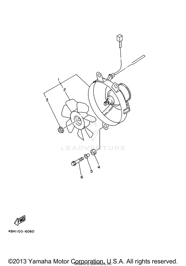 Blower GRIZZLY YFM600FHN GRIZZLY REALTREE HUNTER - YFM600FHN - 2001 Schematic