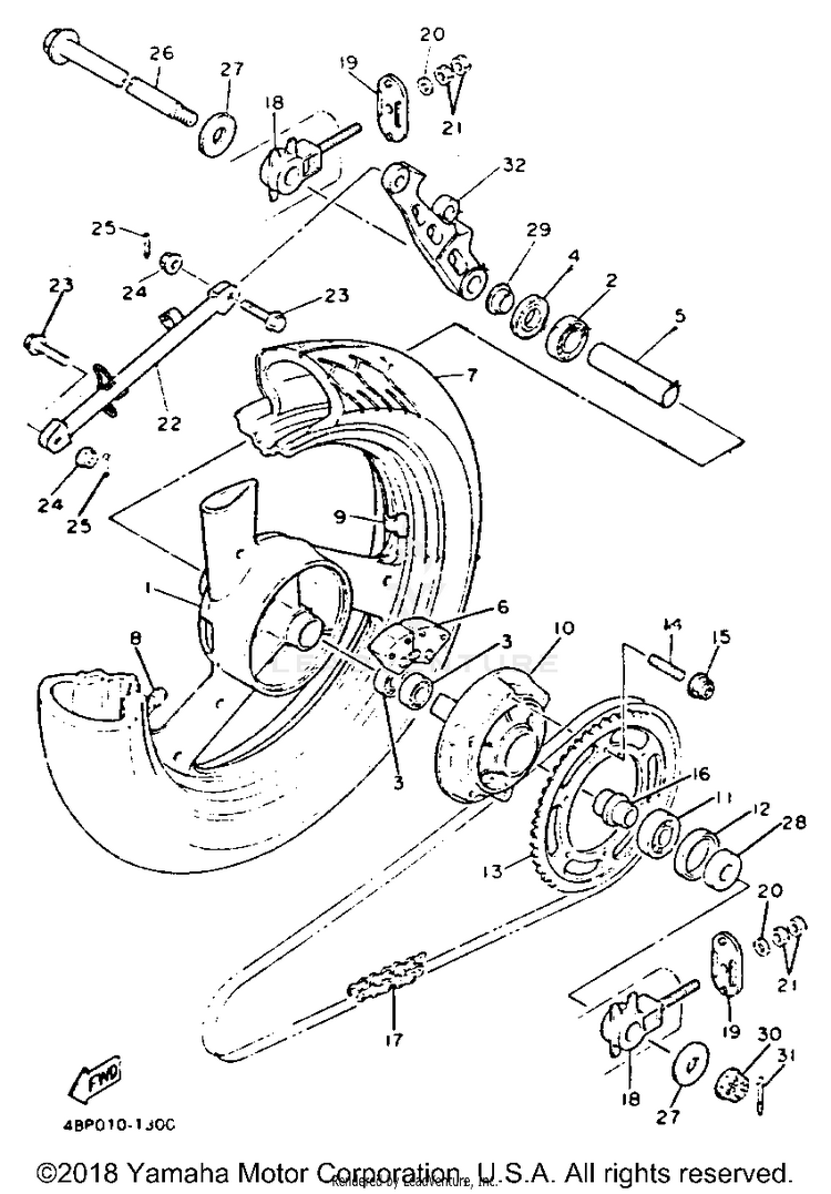 Rear Wheel Schematic