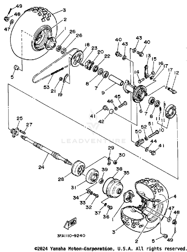 Rear Wheel Schematic