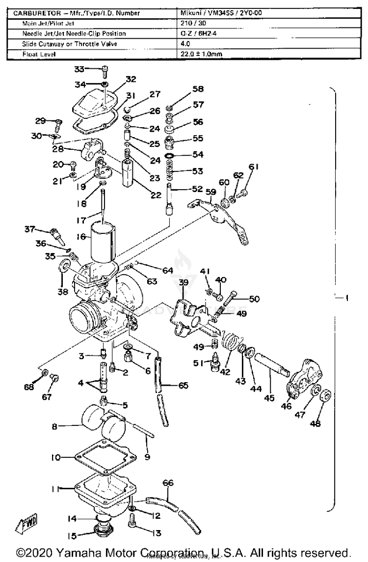 Carburetor Schematic