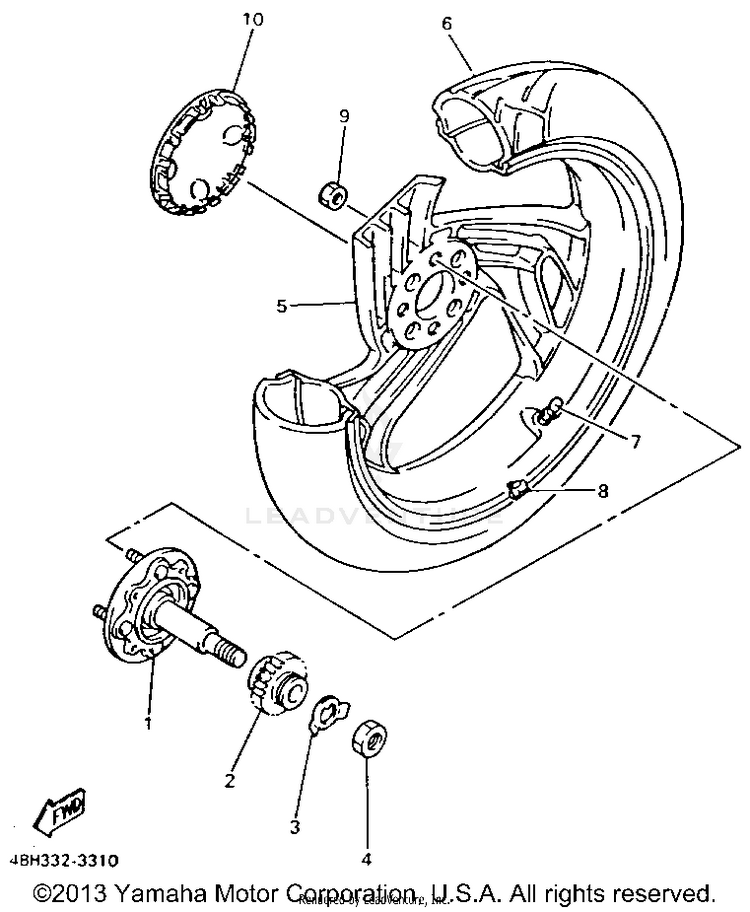 Front Wheel Schematic