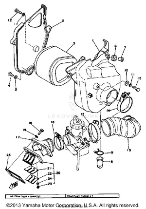 Intake Yz400d E Schematic