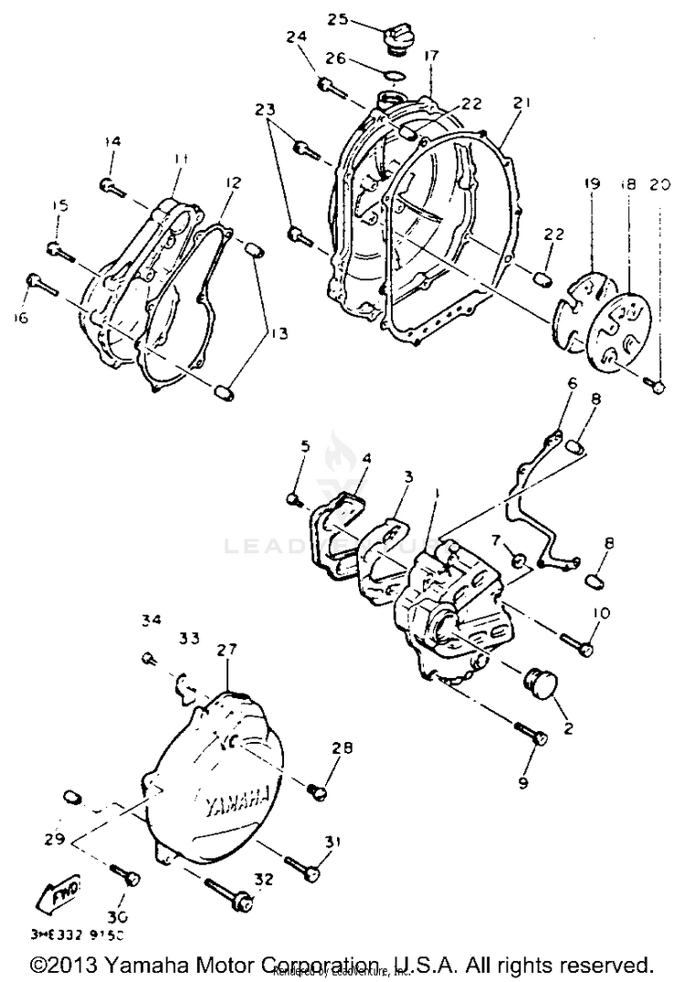 Crankcase Cover 2 Schematic