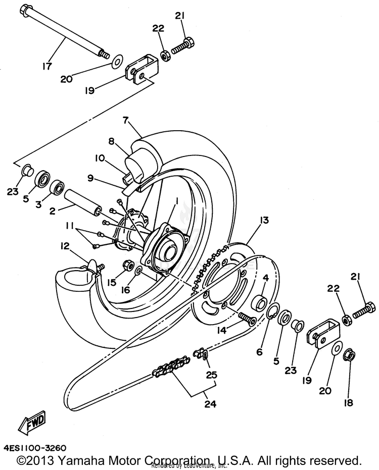 Rear Wheel Schematic
