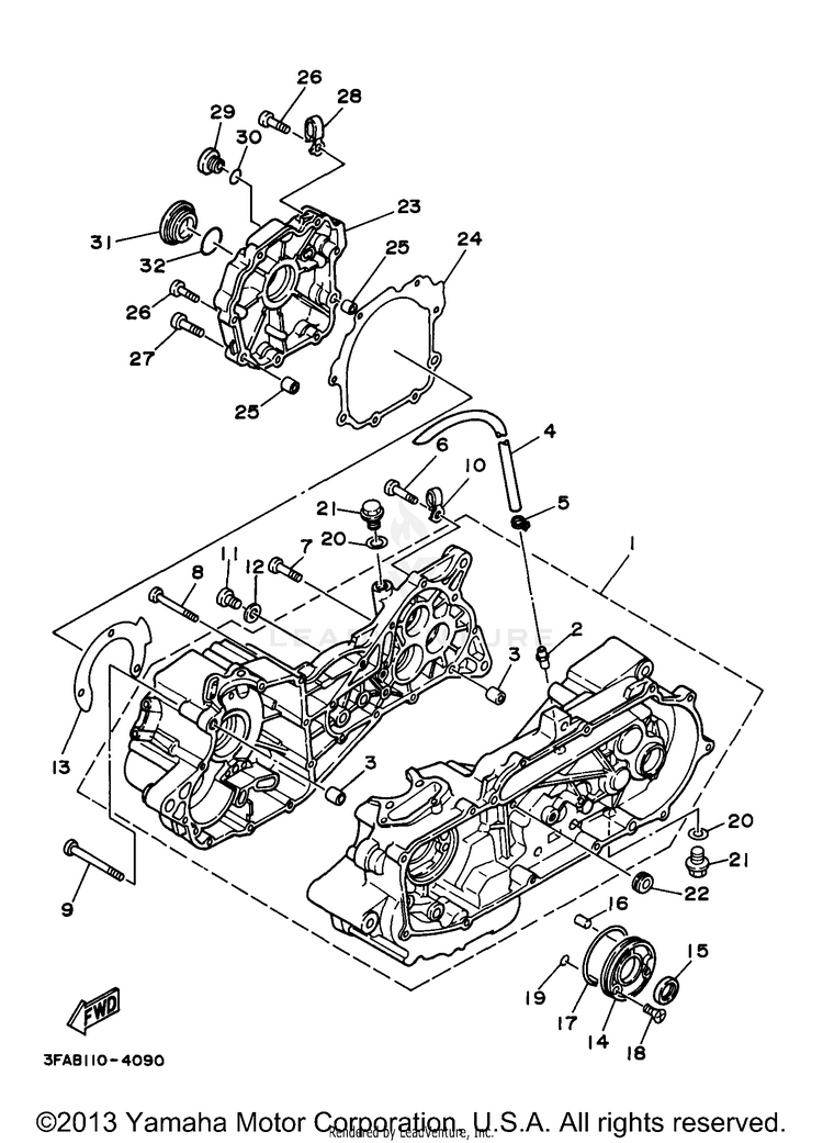 Crankcase Schematic