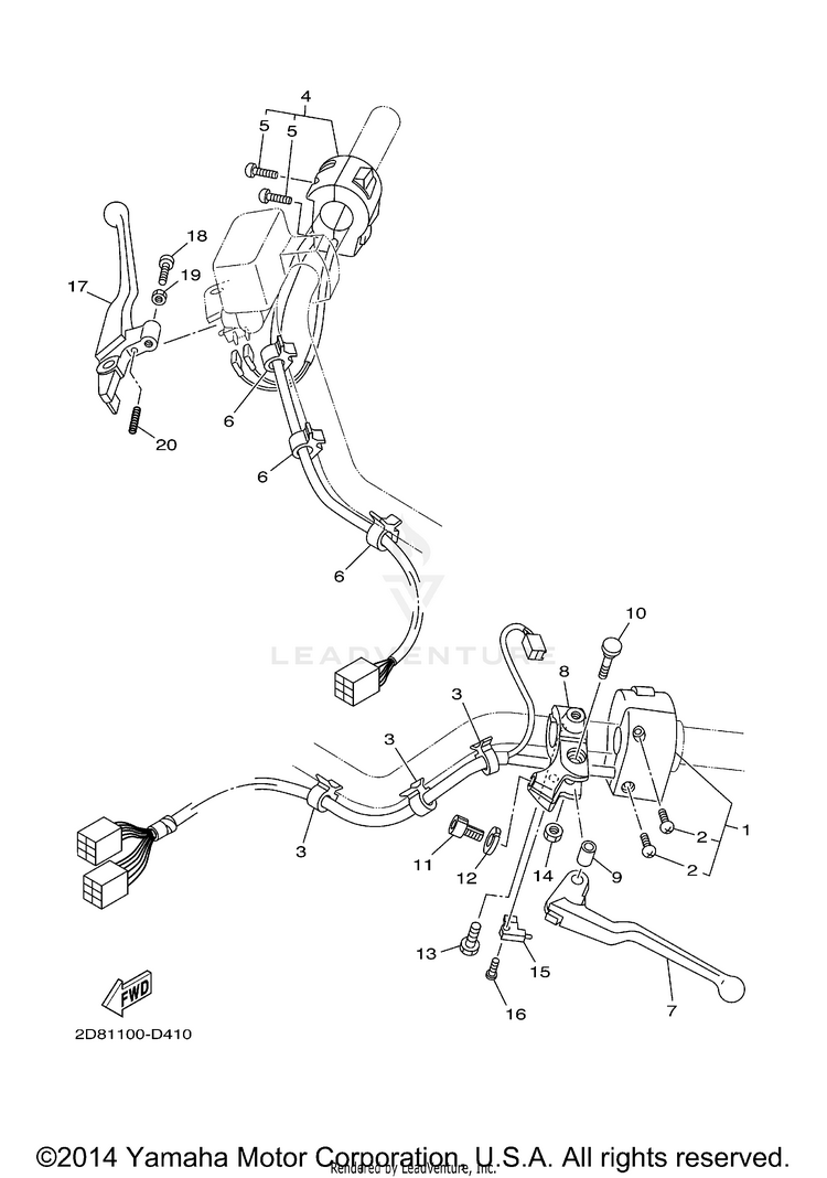 Handle Switch Lever Schematic