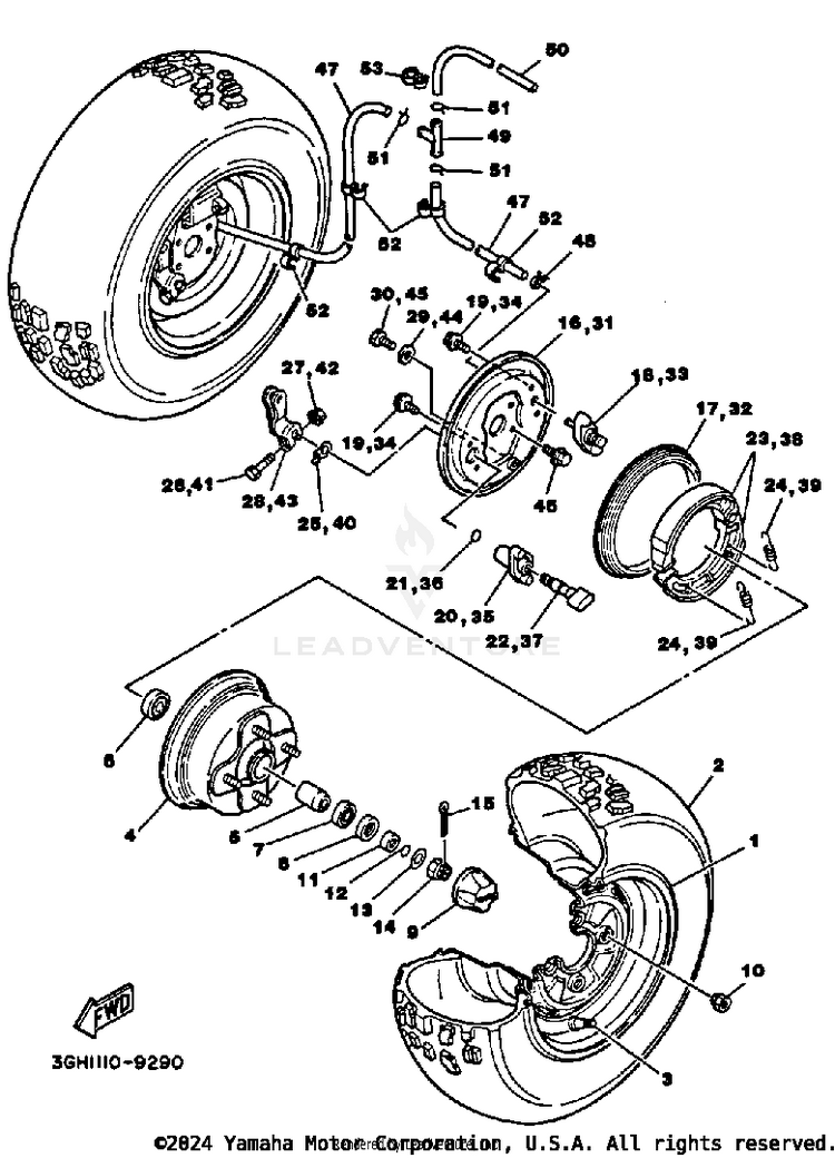 Front Wheel Schematic