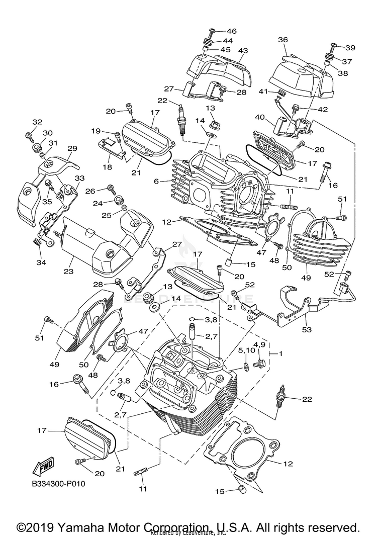Cylinder Head Schematic