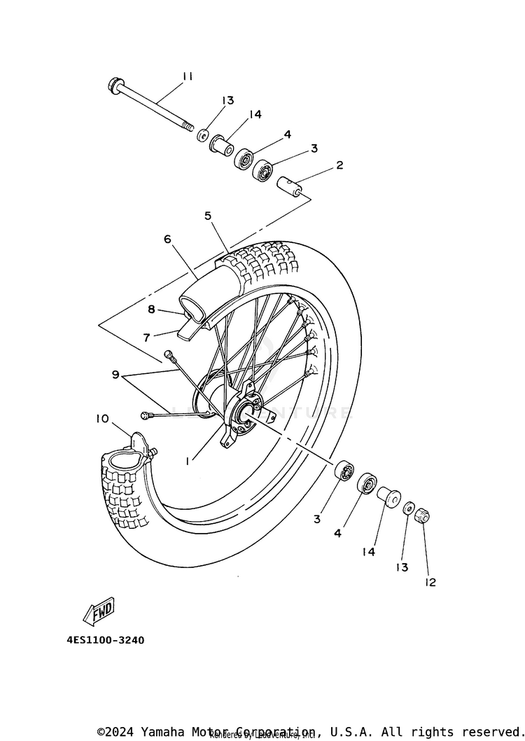 Front Wheel Schematic