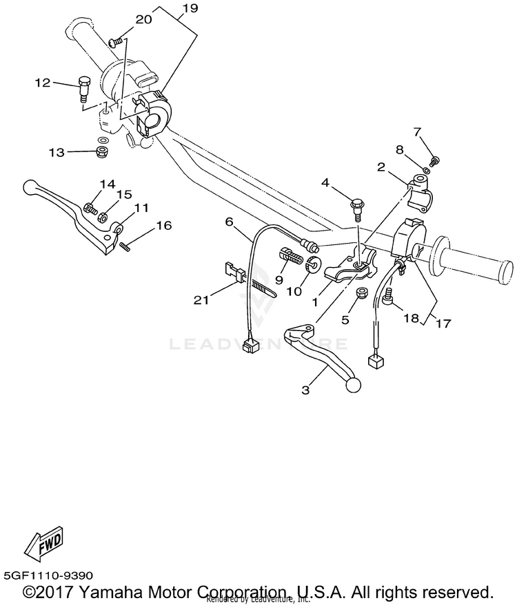 Handle Switch Lever Schematic