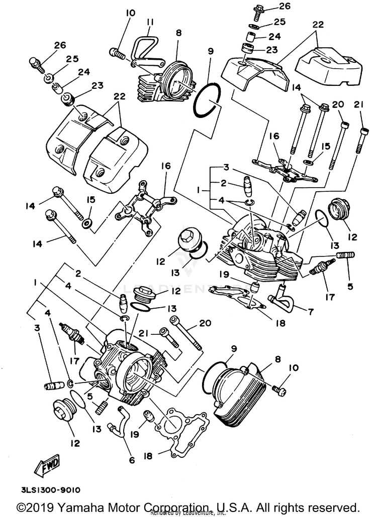 Cylinder Head Schematic
