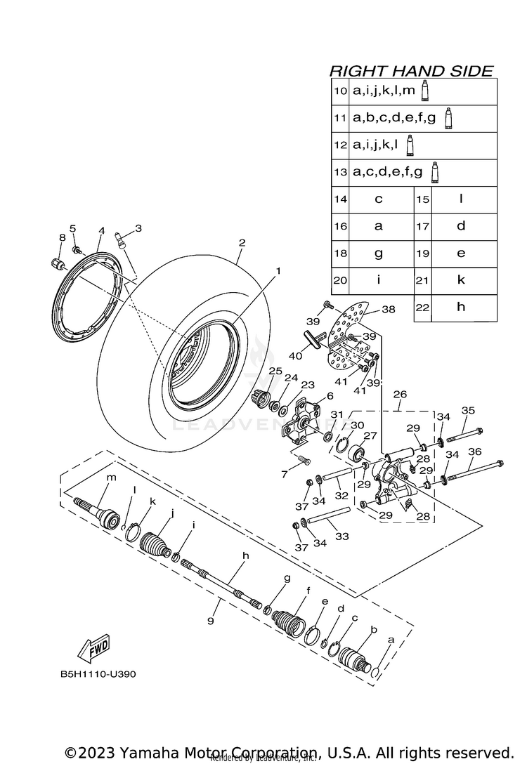 Rear Wheel 2 Schematic
