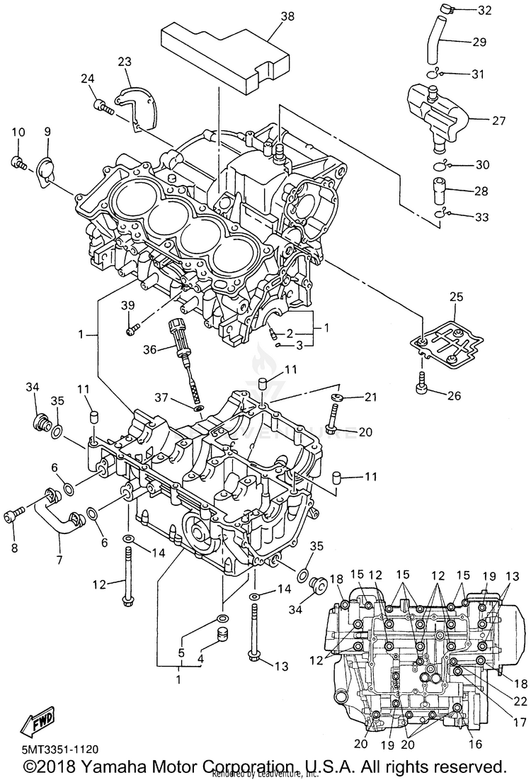 Crankcase Schematic