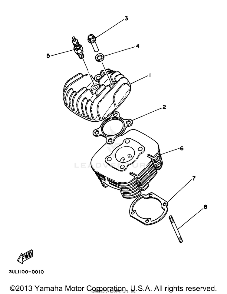 Cylinder Head Schematic