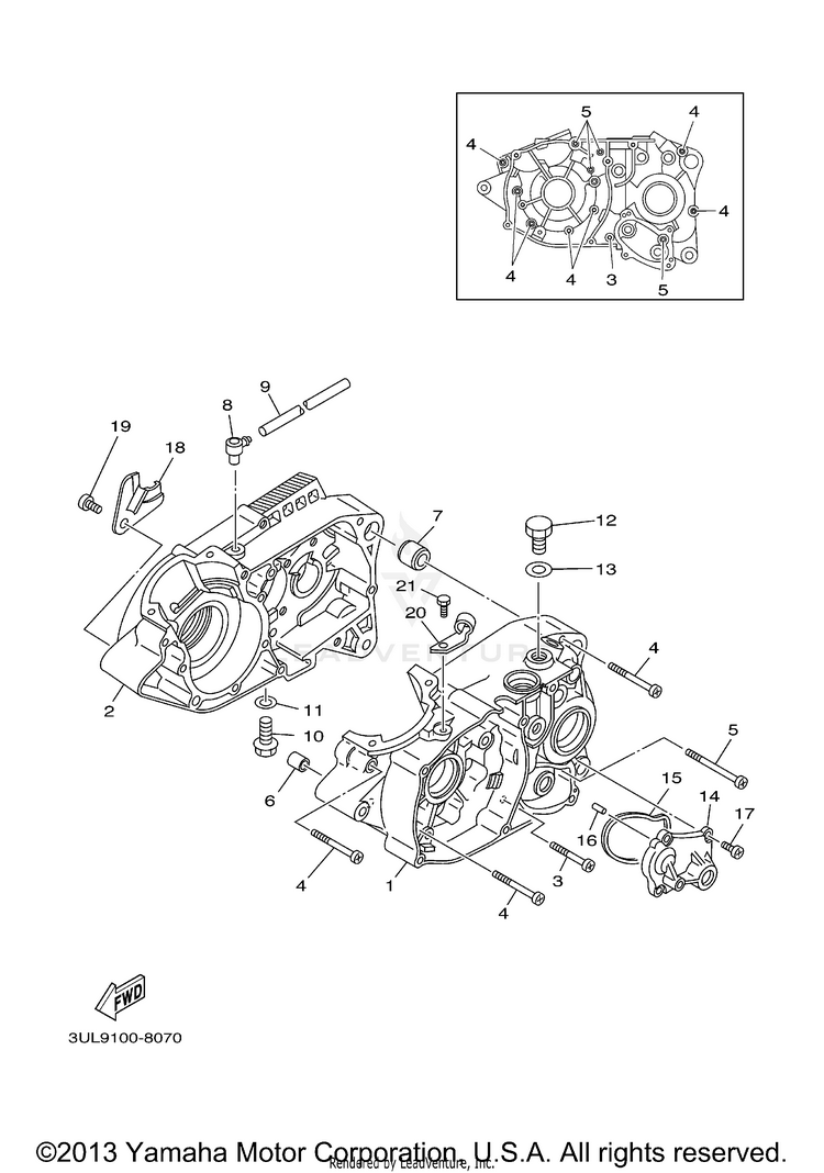 Crankcase Schematic