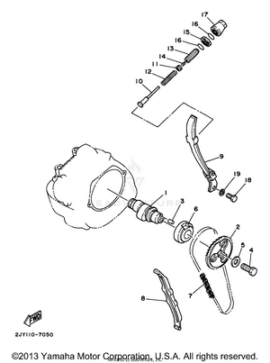 Camshaft Chain Schematic
