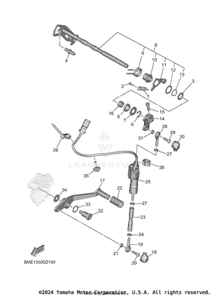 Shift Shaft Schematic