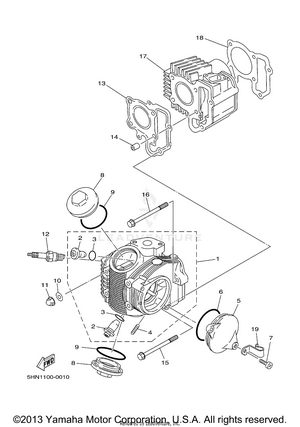 Cylinder Head Schematic