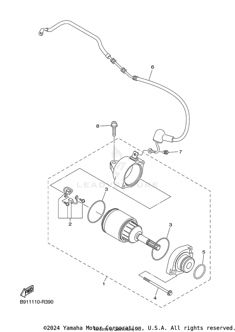 Starting Motor Schematic
