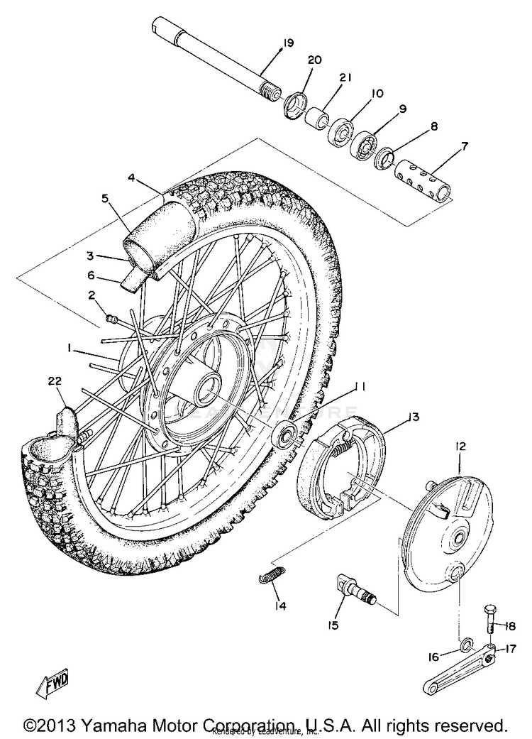 Front Wheel Schematic