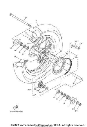 Rear Wheel Schematic