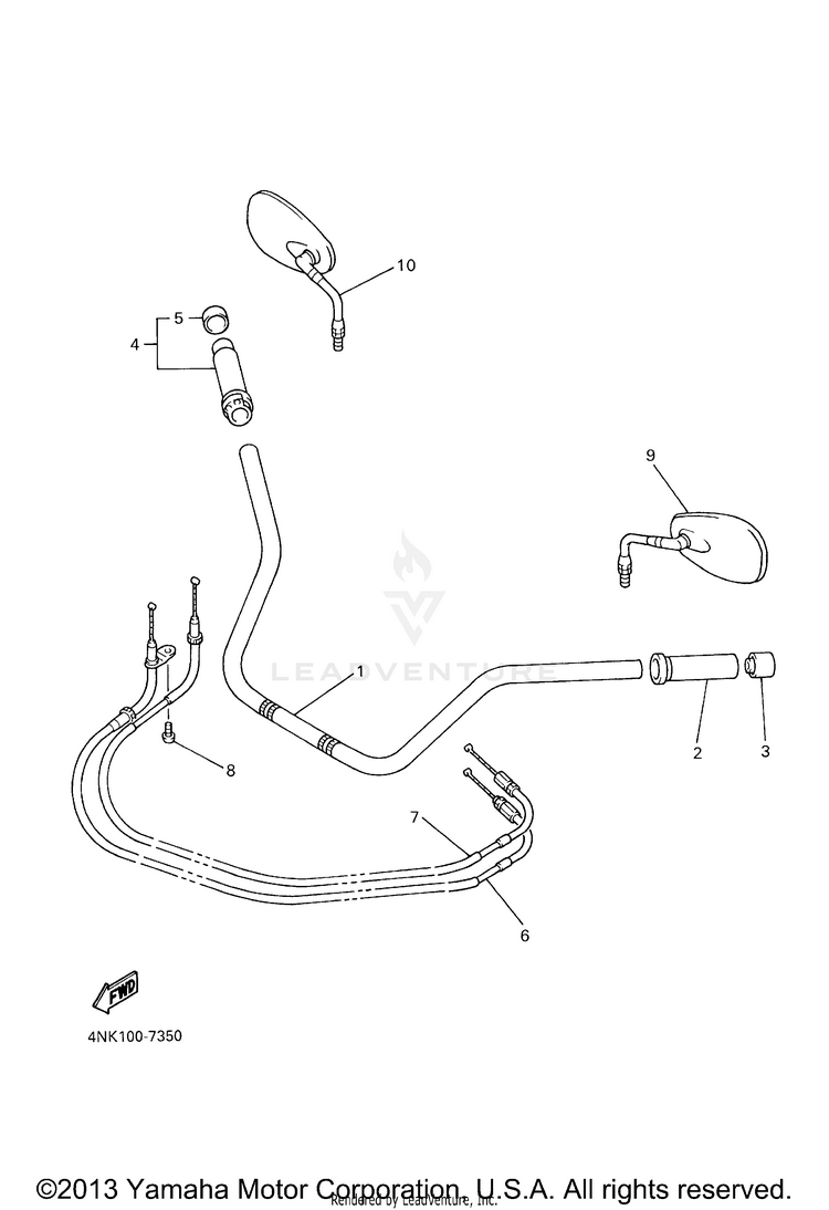 Steering Handle Cable Schematic