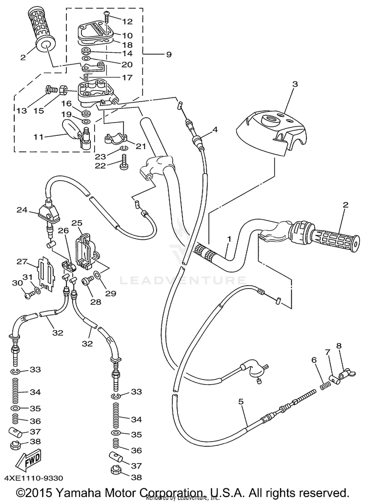 Steering Handle Cable Schematic