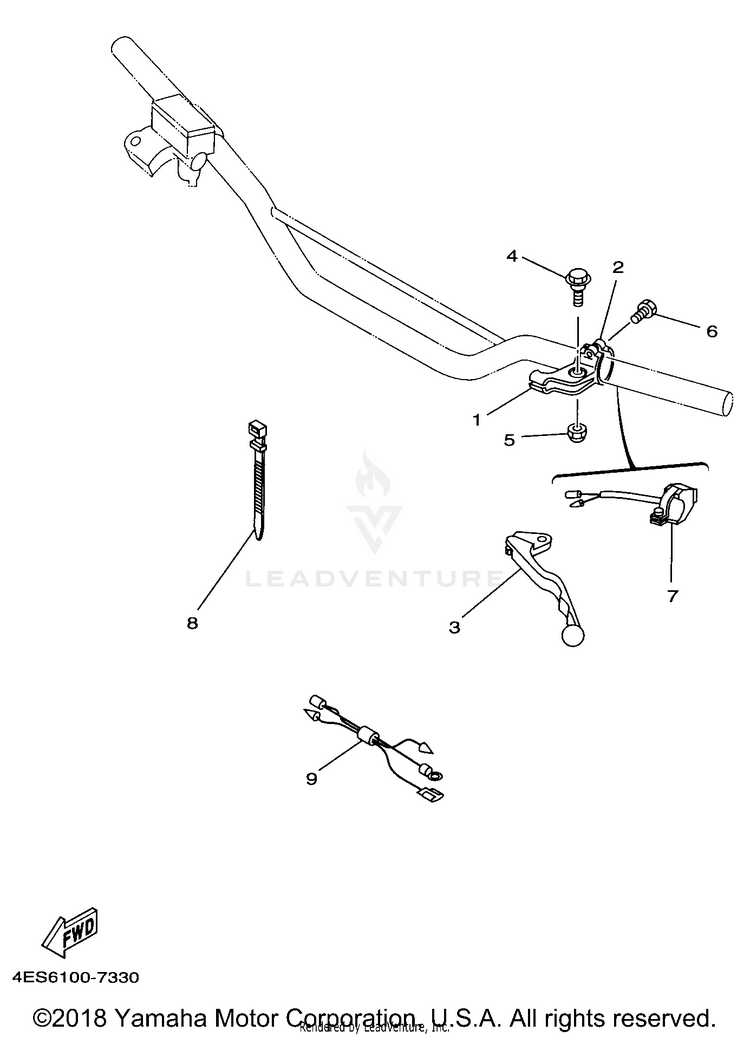 Handle Switch Lever Schematic
