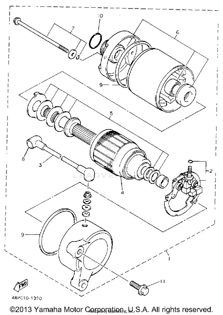 Starting Motor Schematic