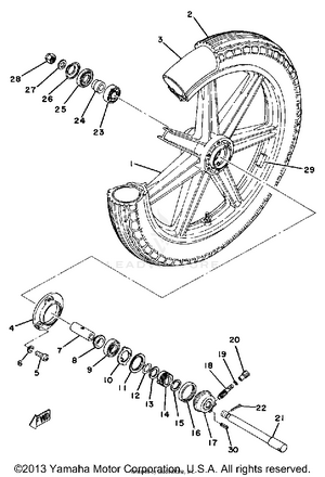 Front Wheel Schematic